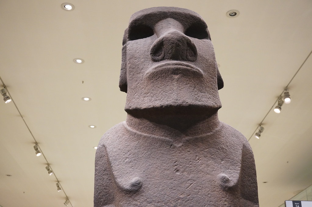 The British Museum Easter Island Moai Moai are monolithic … Flickr