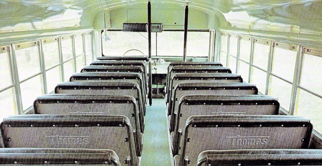 School Bus Memory Thomas Bus Interior 1970s I remember r… Flickr