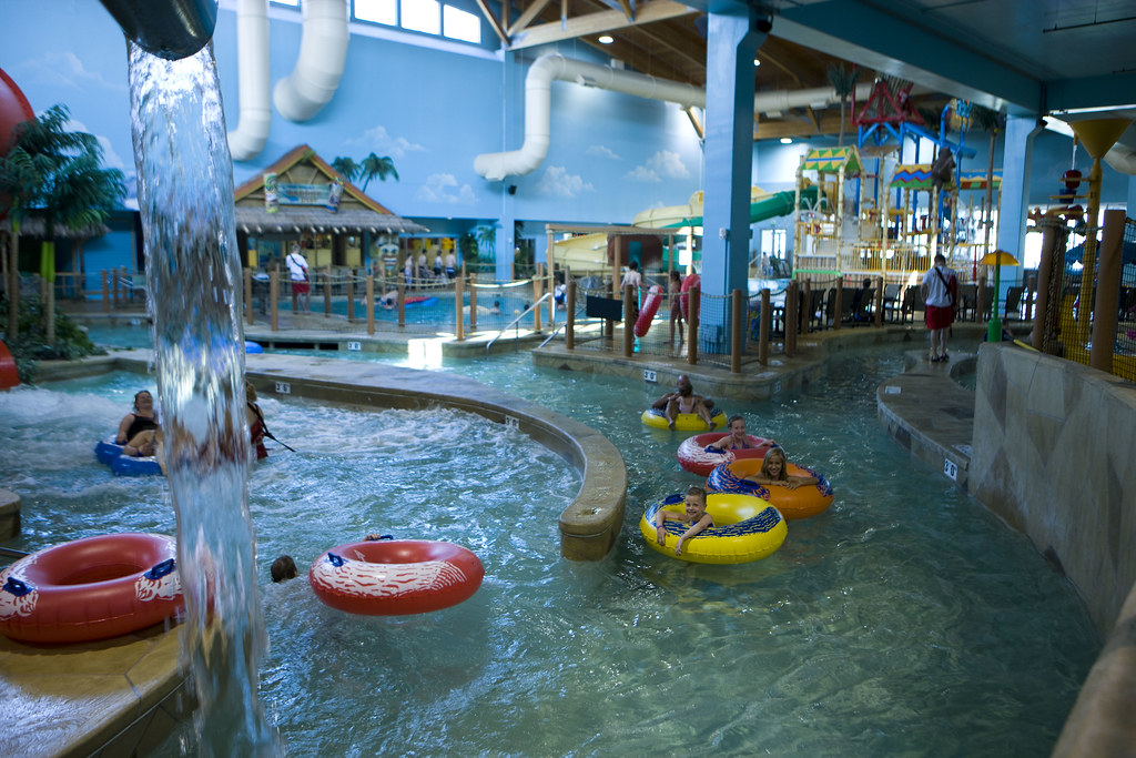 Splasher's Water Park in the Canad Inn Destination Center in Grand