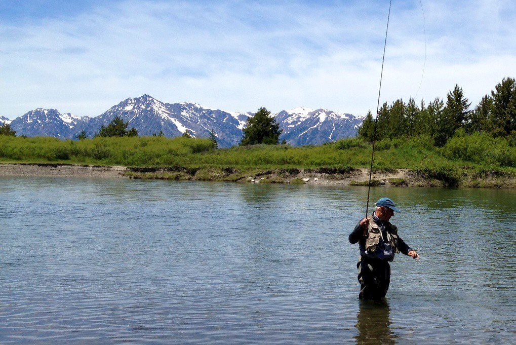 Yvon Chouinard fishing Snake River Sam Beebe Flickr