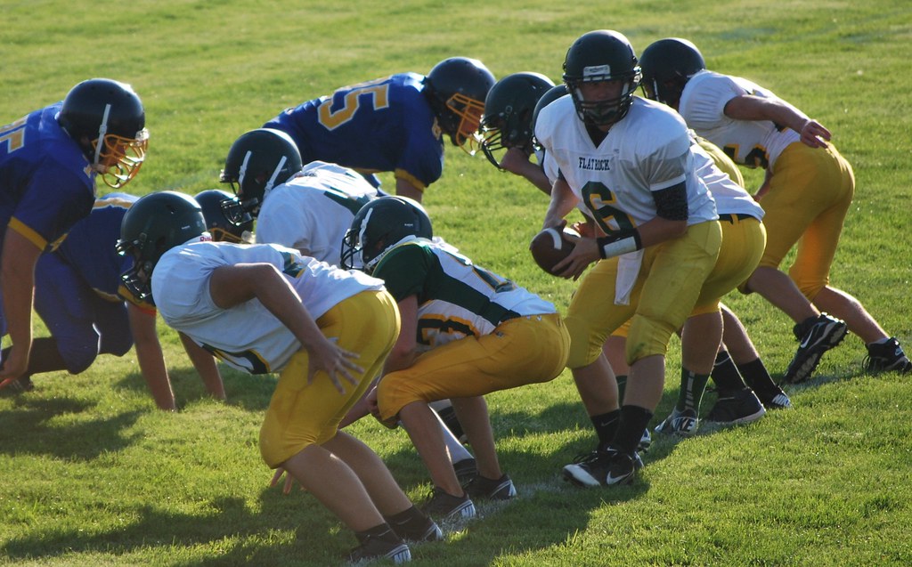 Flat Rock v. Ida Football Bill Rice Flickr