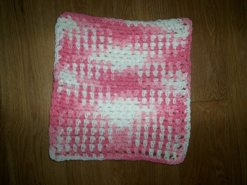 Pink Dishcloth Vicky Ellis Flickr
