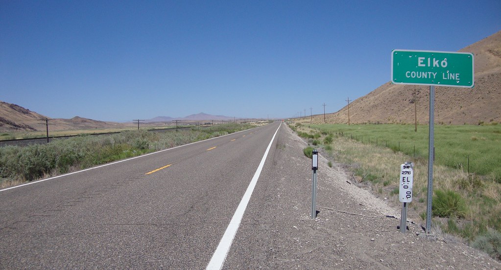 Entering Elko County (Elko County, Nevada) As seen from Ne… Flickr