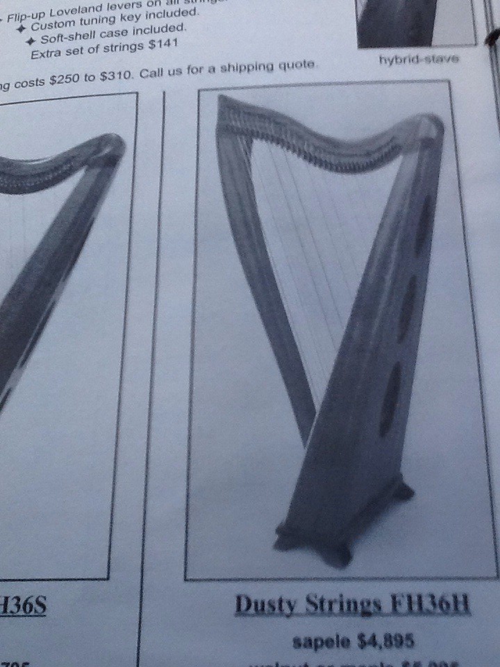 Harps Dusty strings/36 string Irish folk harp Sunrod8 Flickr