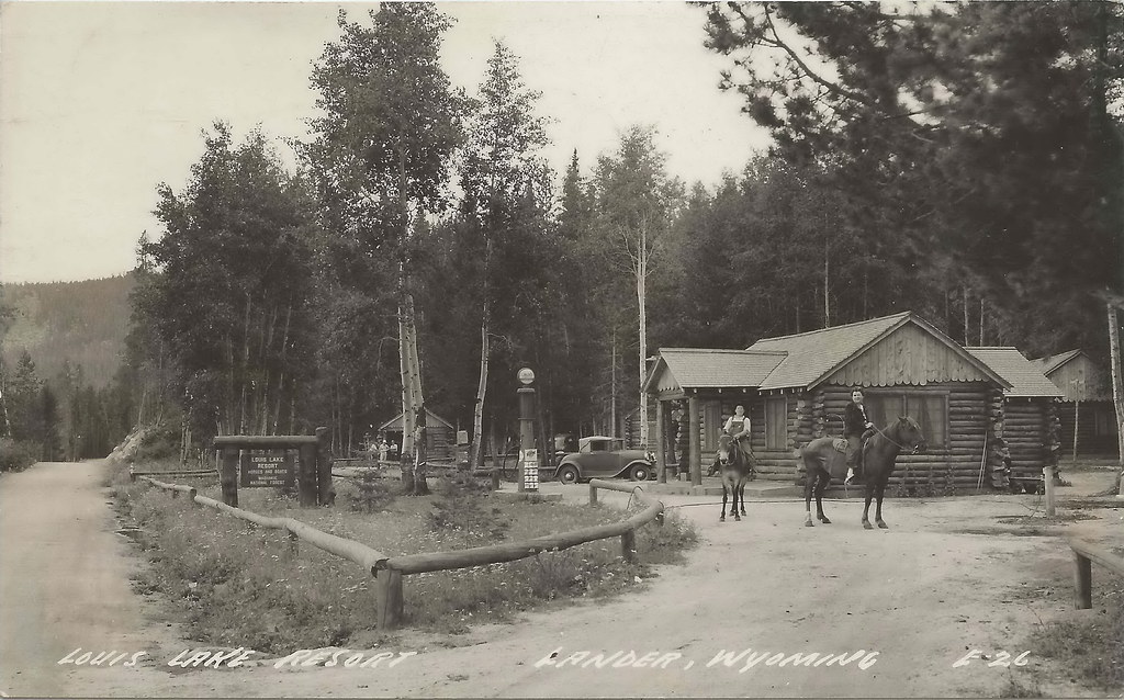 WY Lander WY RPPC 1920s Washakie Park CALSO Gas Station wi… Flickr