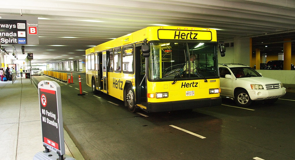Hertz Bus A cool looking bus at the Logan Airport, , Bosto… Flickr