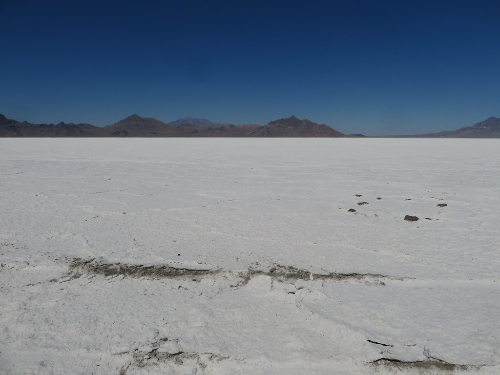 Bonneville Salt Flats Near Wendover, Utah The Bonneville S… Flickr