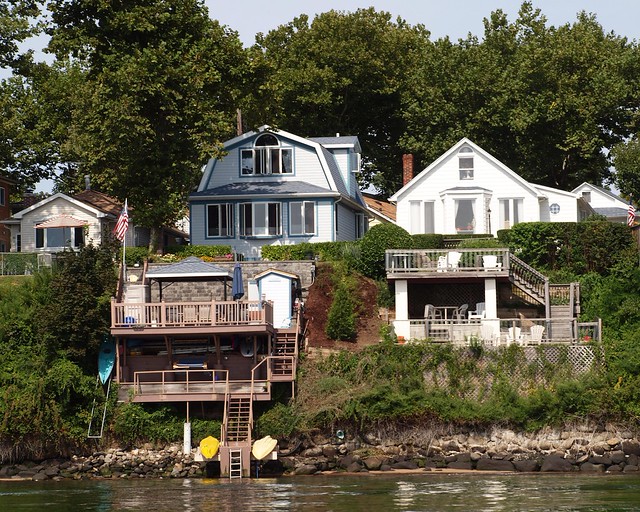 Indian Trail Waterfront Residences on the East River, Silver Beach, Bronx, New York City a