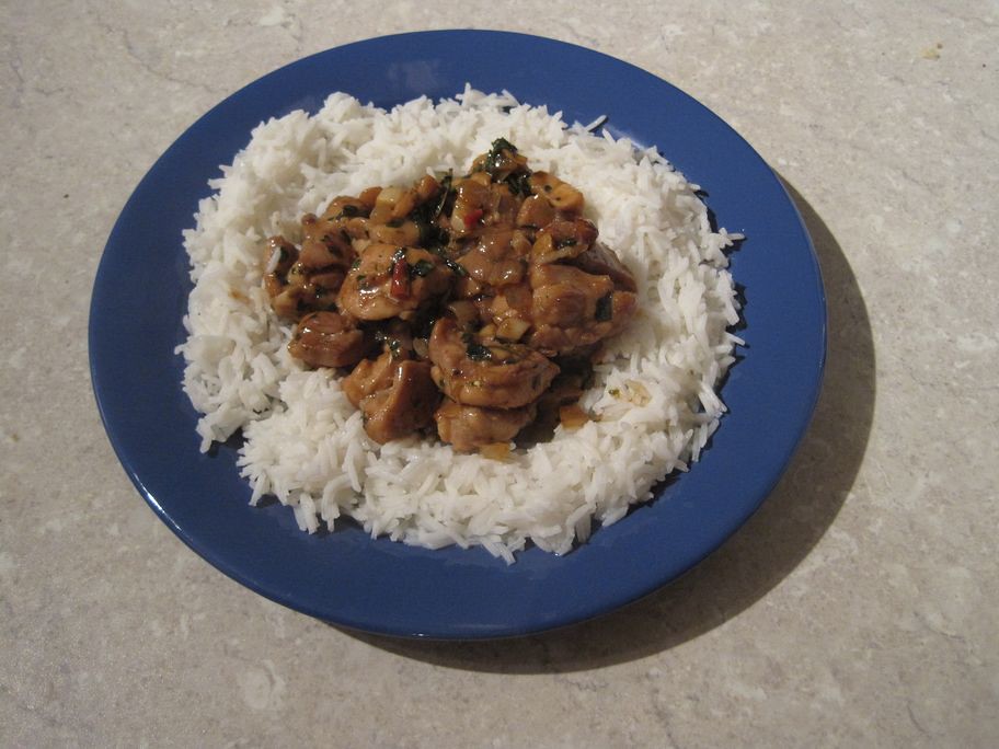Chicken with Thai Basil and Chillies Recipe from "Ken Hom … Flickr