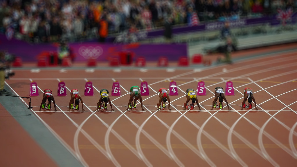 Women's 100m Final, Olympic Stadium, London, England. Flickr