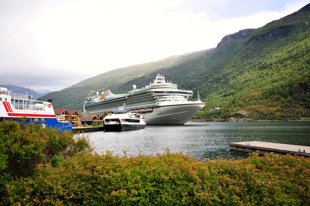 Flåm Norway Cruise Ventura ship docked in beautiful to… Flickr