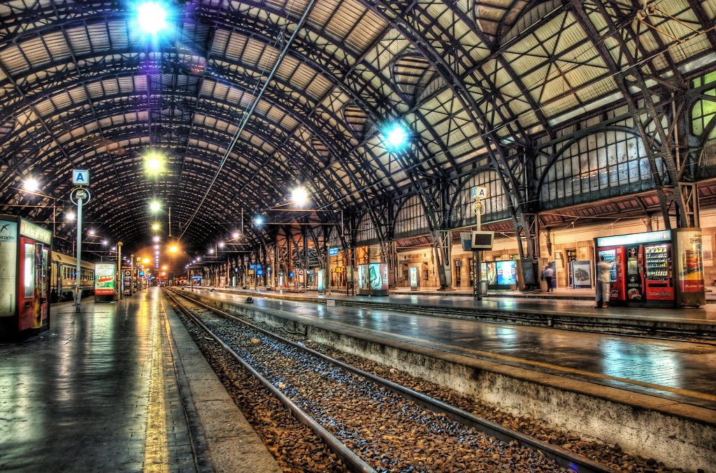 Milan Train Station at Midnight If you want to see how I m… Flickr