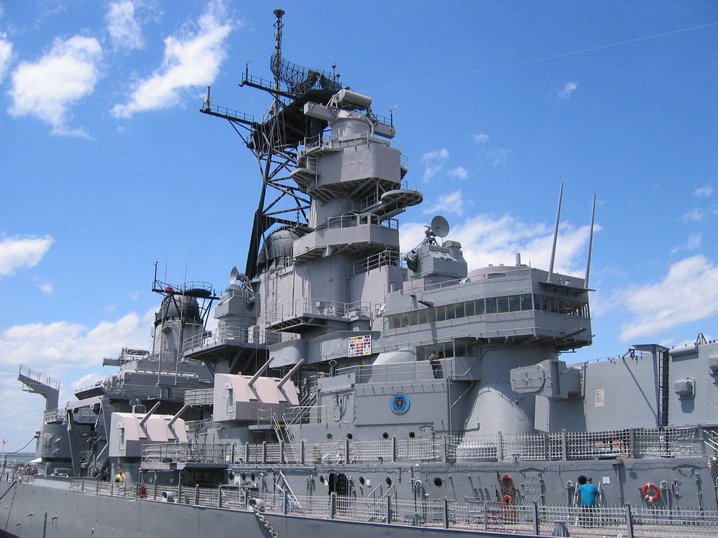 113_1322.JPG The middle section of the USS Wisconsin. Mike Durkin