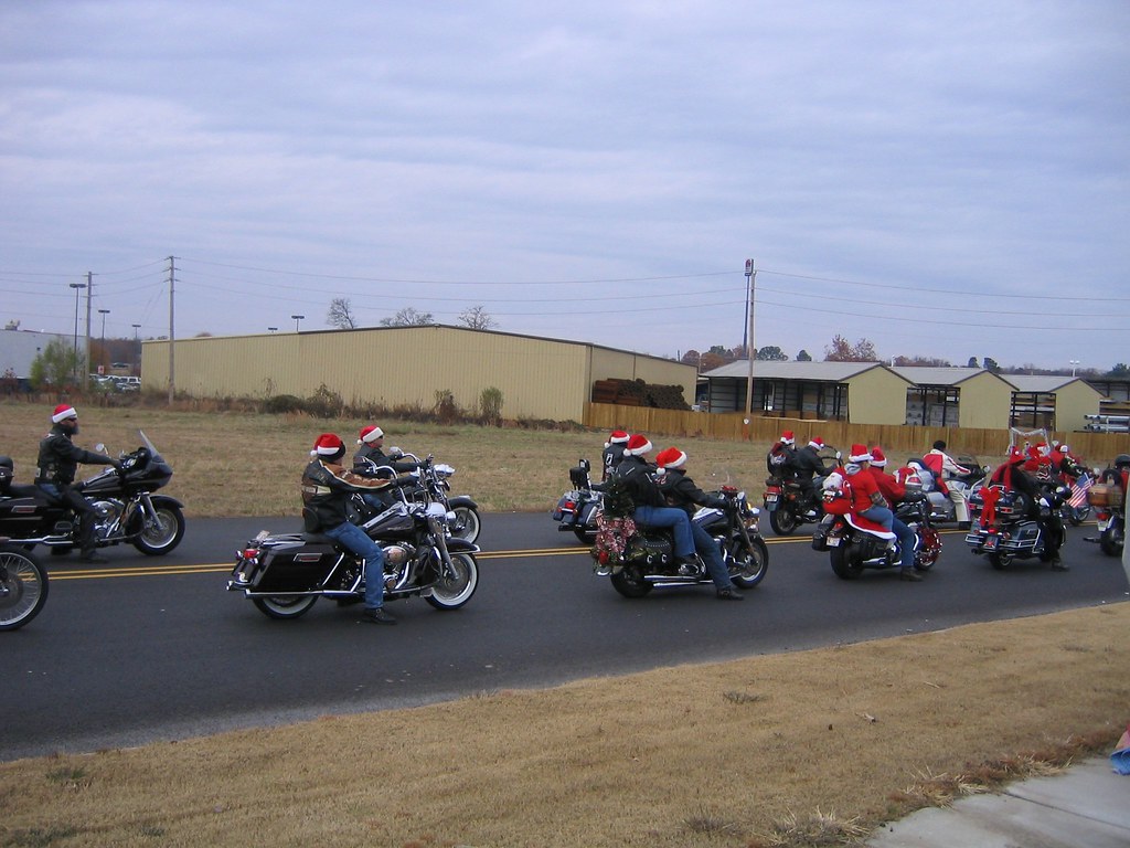 Dec18^13 Bikers in Cabot Christams parade turtle1960 Flickr