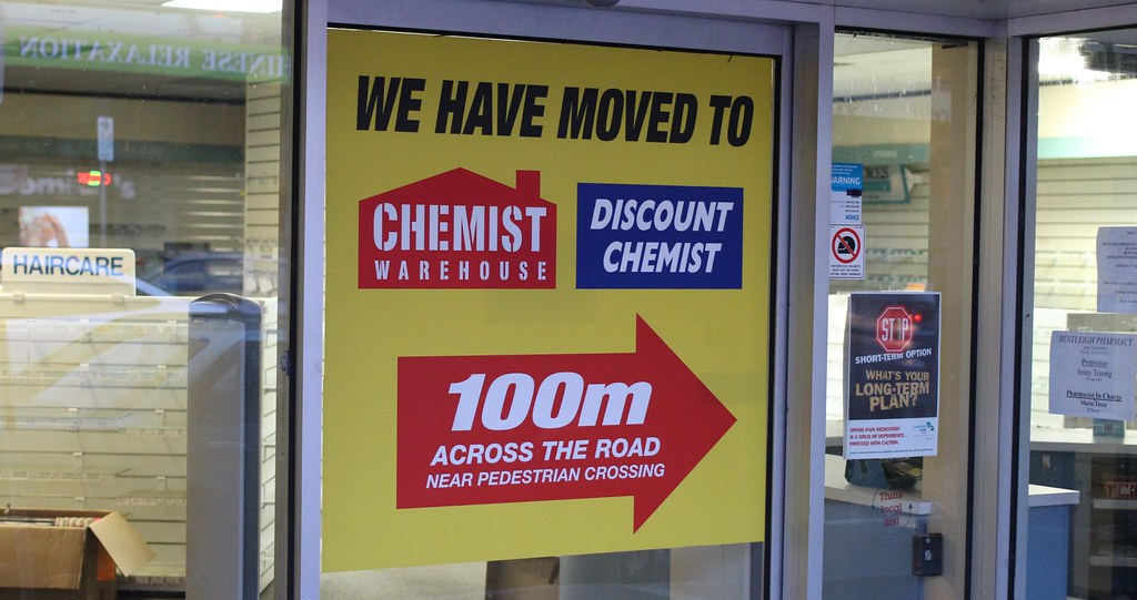 Moved to Chemist Warehouse, Bentleigh Daniel Bowen Flickr