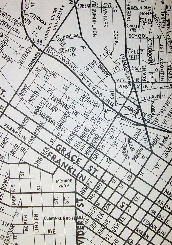 Richmond VA 1965 Map by the Richmond Engineering Departmen… Flickr