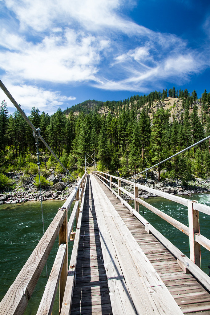 Bridge over the Salmon River Pictures from my trip to Mont… Flickr