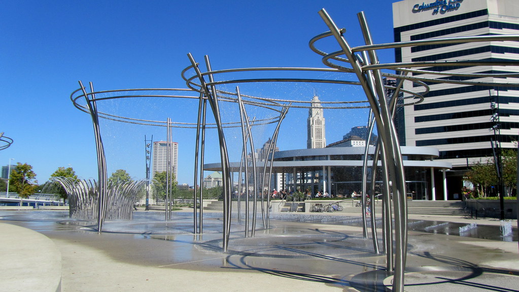 Bicentennial Park Fountains Columbus, Ohio Todd Fowler Flickr