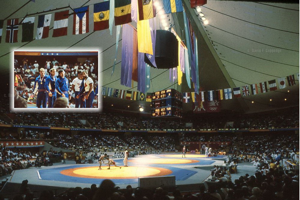 1984 Olympic Wrestling The American team (inset) won nine … Flickr