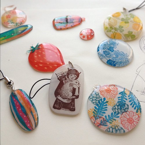 shrink plastic by stamps Carloe Liu Flickr