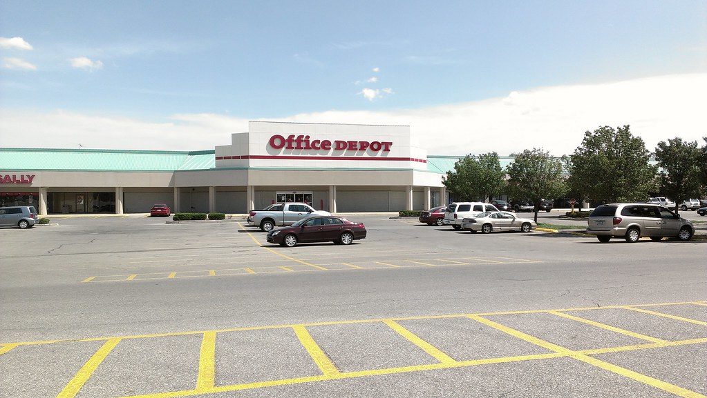 Office Depot Merle Hay Road Des Moines, Iowa Remodeled Storefront