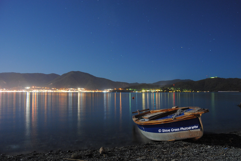 Land of Lights Looking accross to Fethiye from Sat, Calis