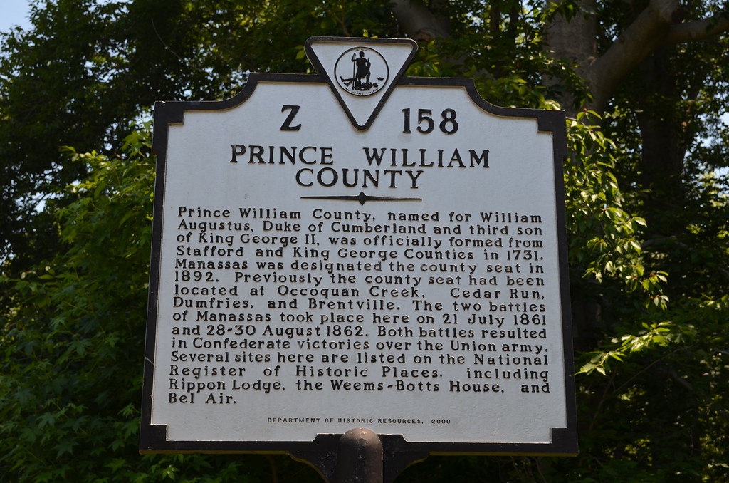 Prince William County Historic Marker This 2000 Department… Flickr