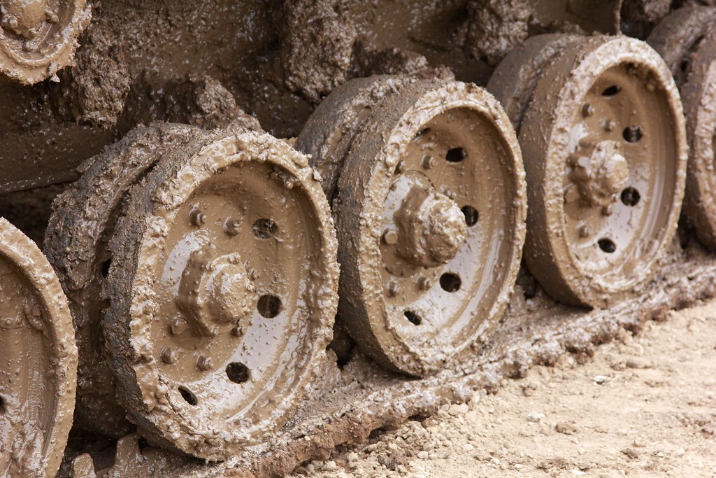 Tank wheels get filthy Gary Denham Flickr