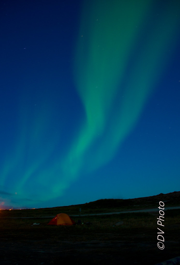Northern Lights from Kugluktuk, Nunavut 24 hour daylight i… Flickr