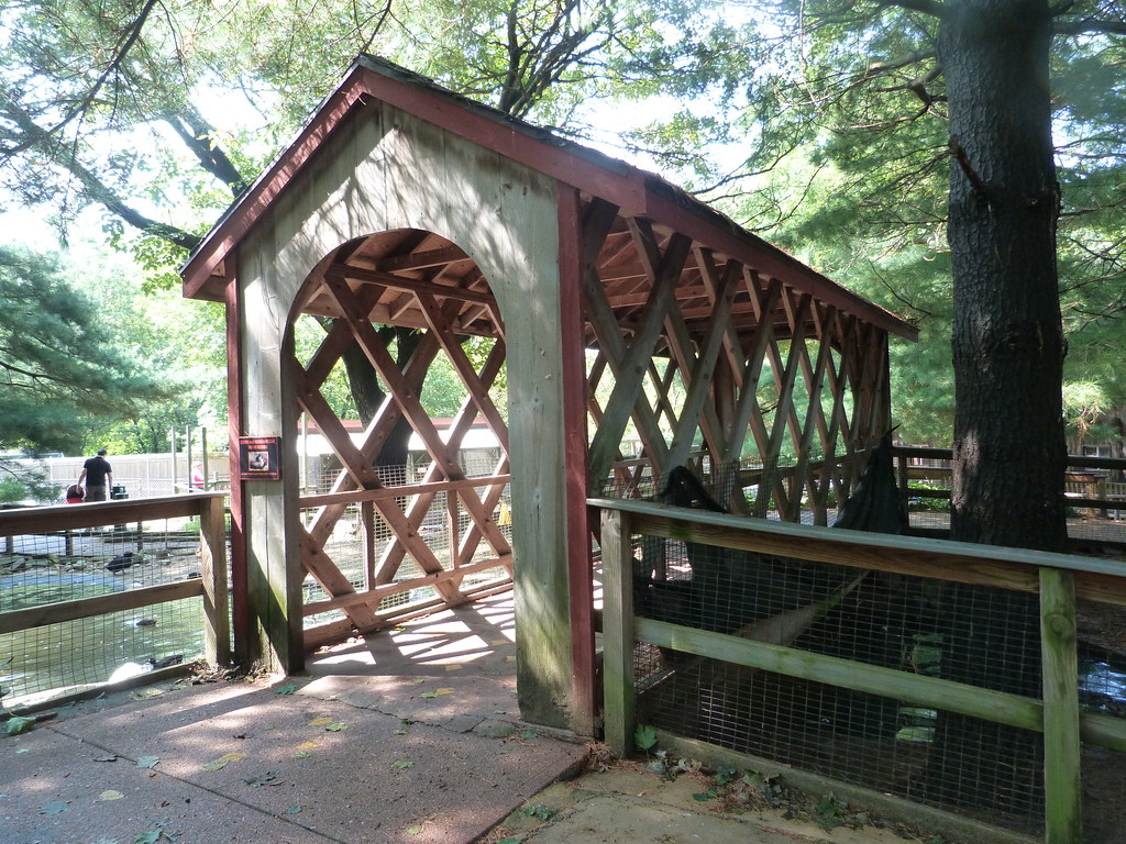 Beardsley Zoo Covered bridge, Beardsley Zoo, Bridgeport, C… Flickr