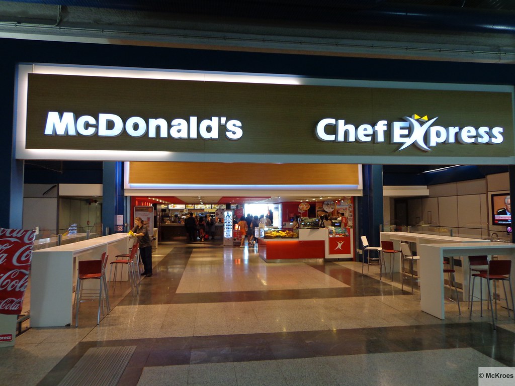McDonald's Aeroporto Rome Fiumicino Terminal 3 (Italy) Flickr