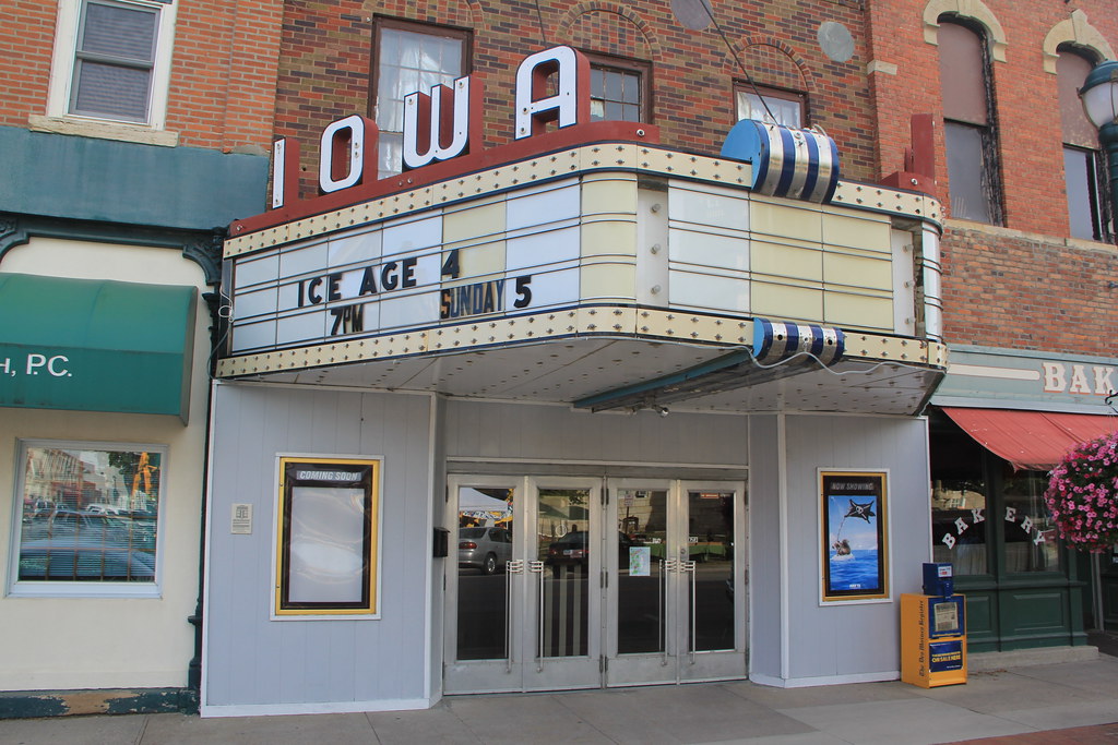Iowa Theatre Marquee in Winterset The marquee for the Iowa… Flickr