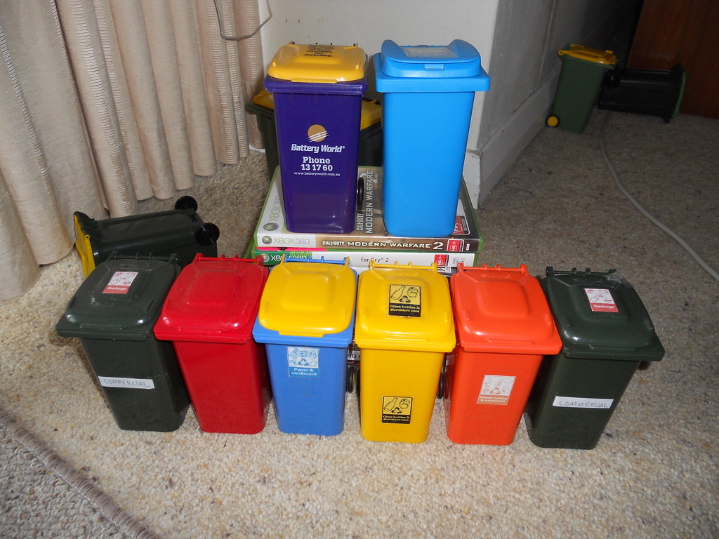 My Mini Bins 1x Orange Sulo Bin. 1x Yellow Sulo Bin. 1x Bl… Flickr