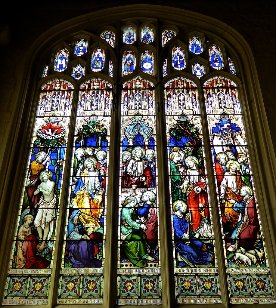 Newbury, St Nicholas Church Stained Glass Parish Church … Flickr