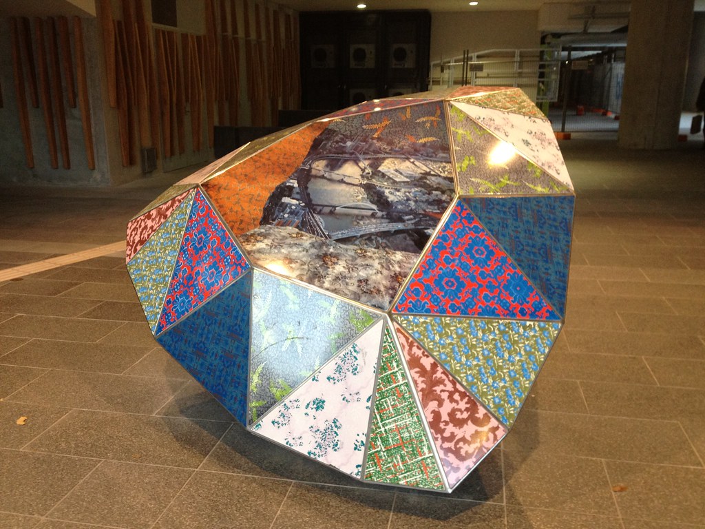 Diamond sculpture outside Brisbane Convention Centre Flickr