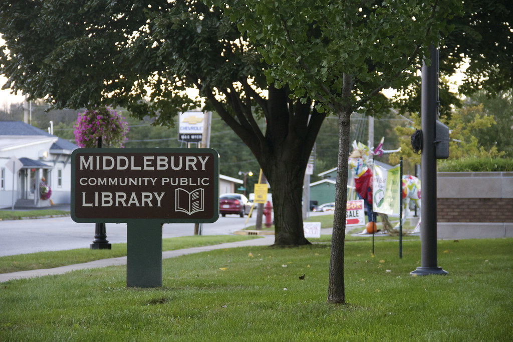 Middlebury, Indiana Library Daniel X. O'Neil Flickr