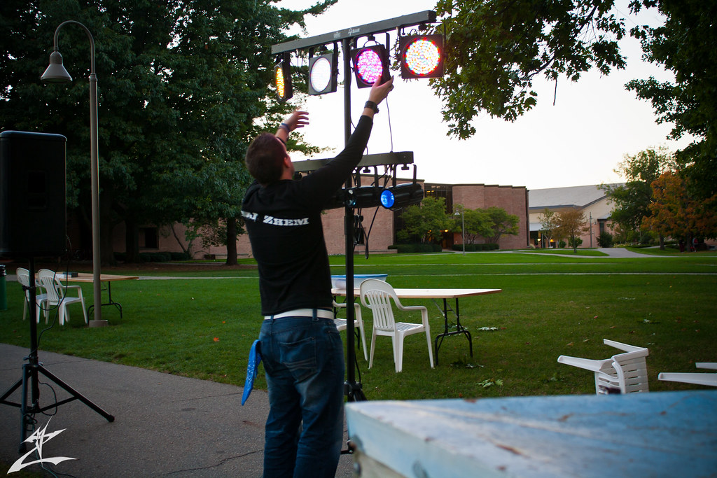Setting the Lights Buck Fridays Carnival at Calvin College… MjZ