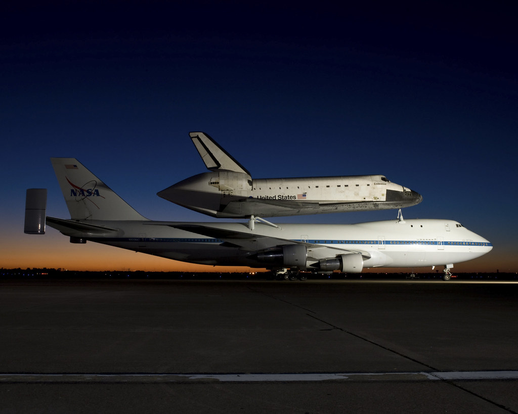 Endeavour At Ellington Field (jsc2012e216284) Space Shuttl… Flickr