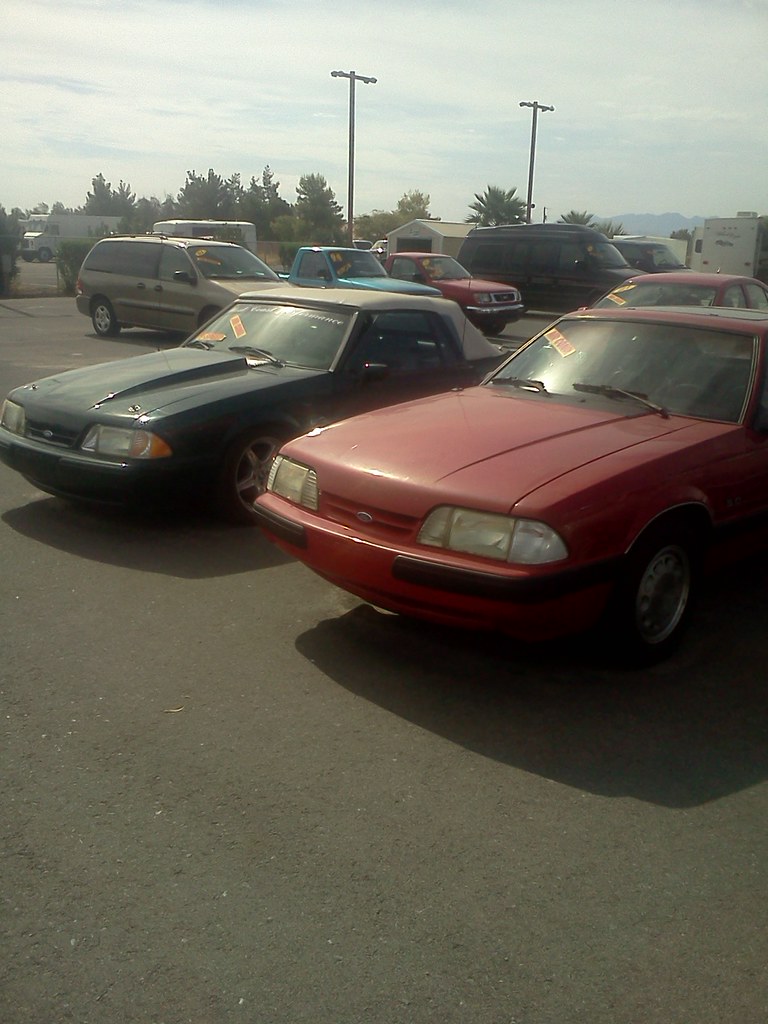 Stangs spotted FS in pahrump, nv Green 7up car w/tremec sw… Flickr