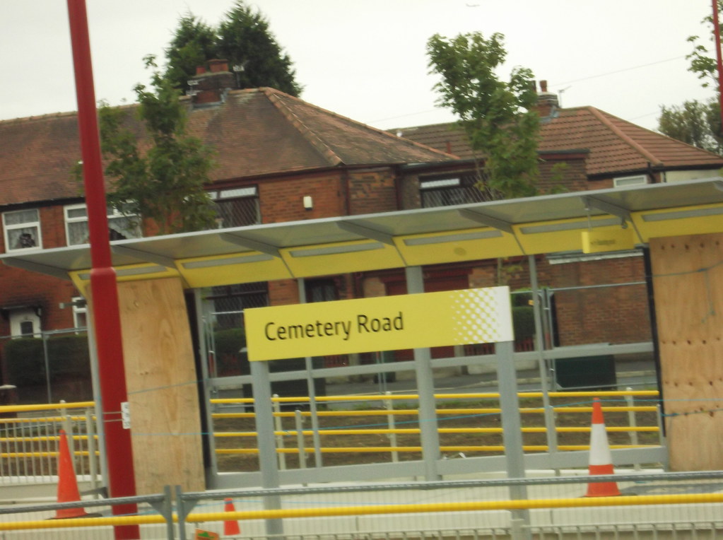 sign at Cemetery Road Metrolink stop This is Sign at Cemet… Flickr
