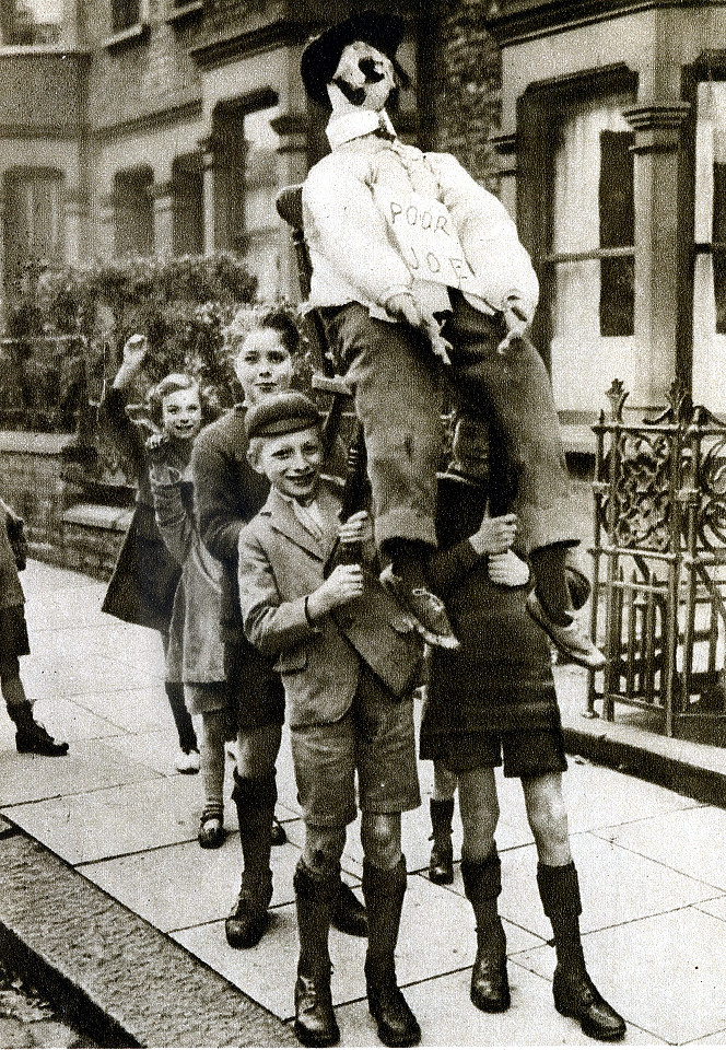 London in the 1920'spenny for the guy The children