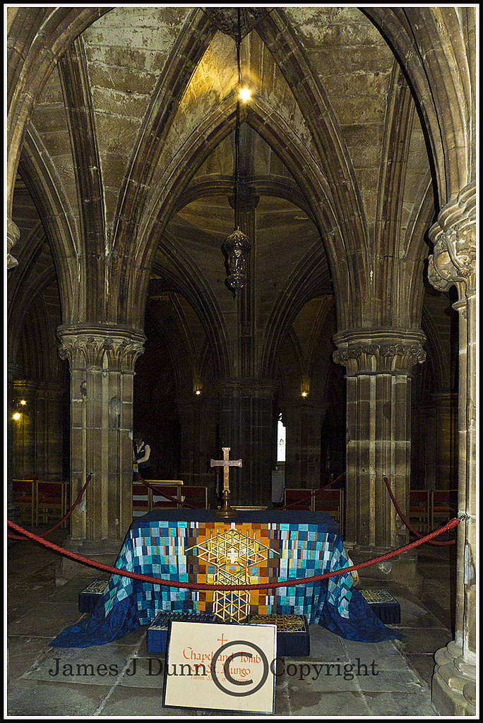 Tomb of St Mungo The tomb of St Mungo in Glasgow Cathedral… Flickr