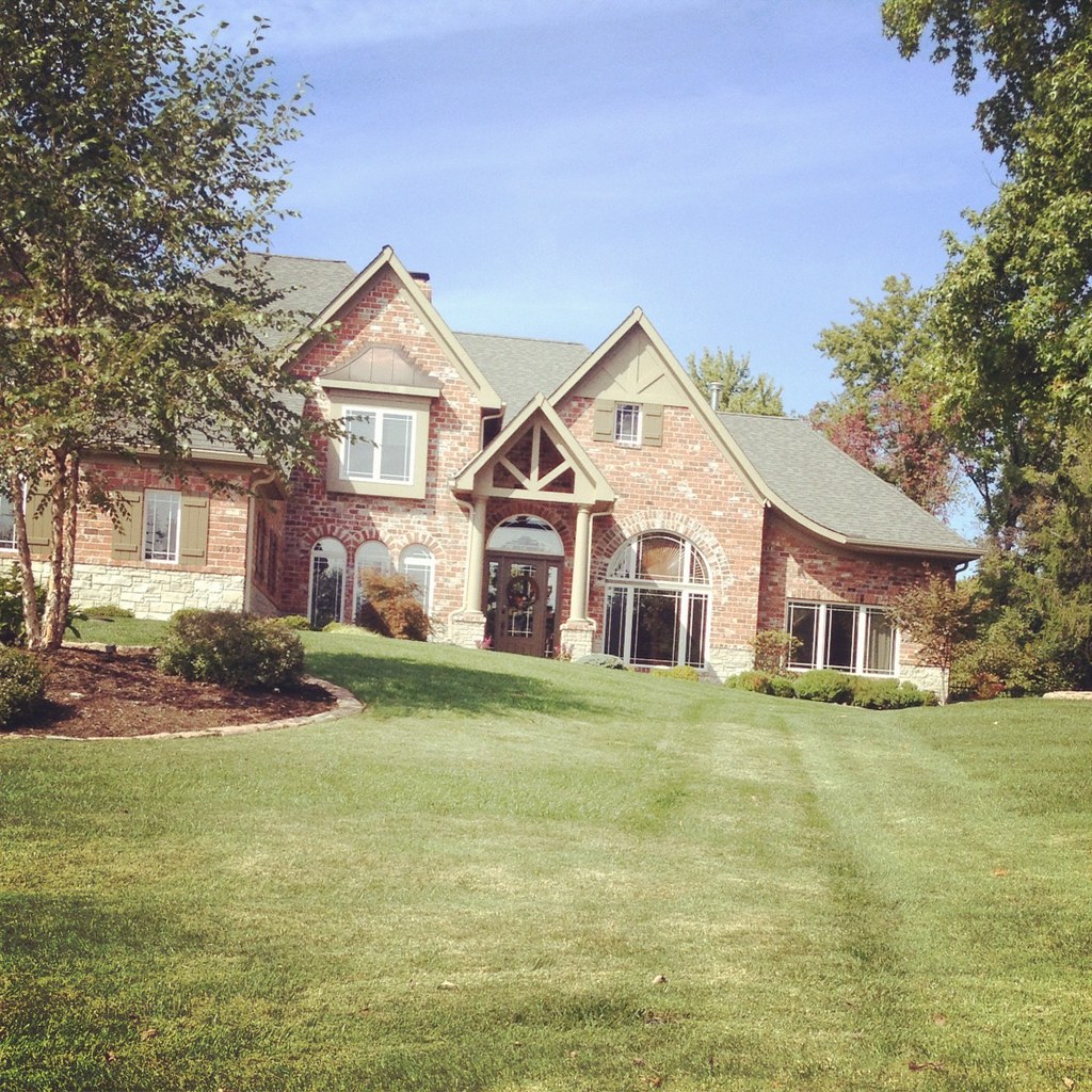 Town & Country brick and stone home Town and Country, Miss… Flickr