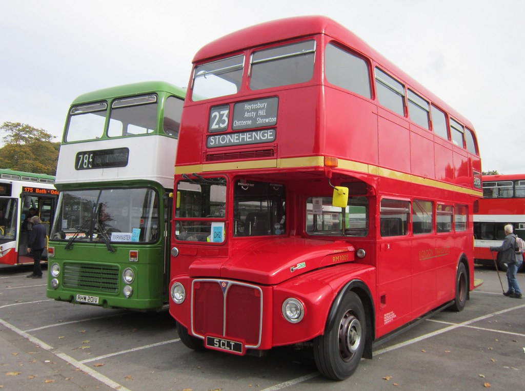 5CLT AEC Routemaster warminster bus running day 2012 teapotcircus