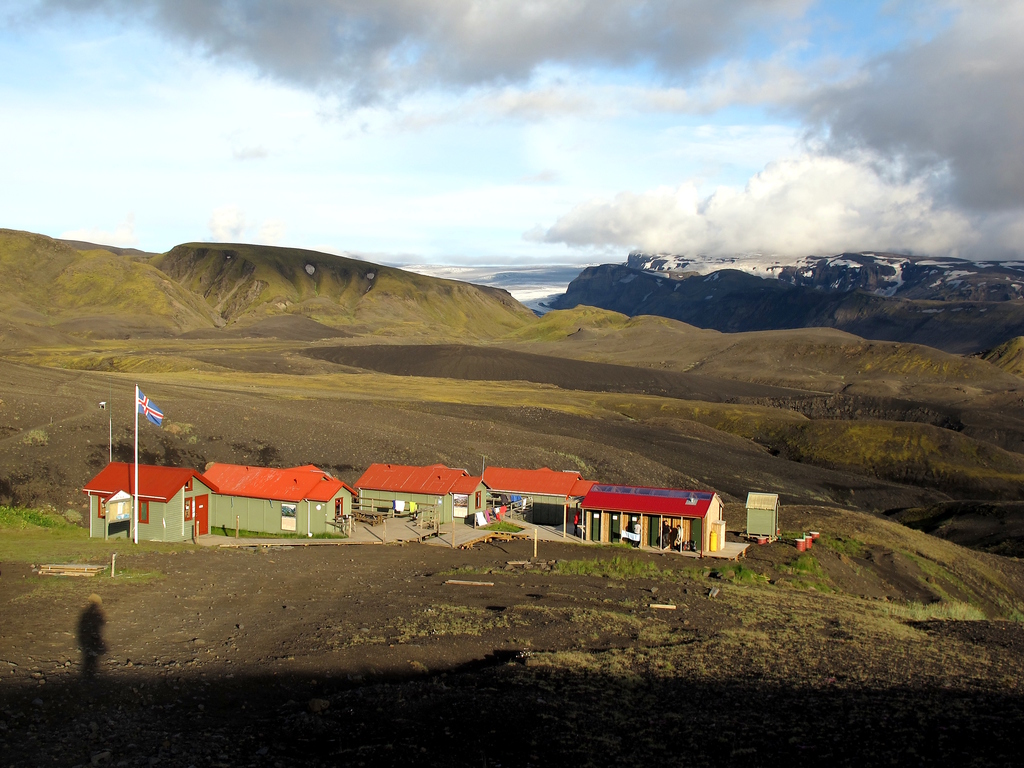 Just in time The Emstrur hut in sunset. Laszlo Molnar Flickr
