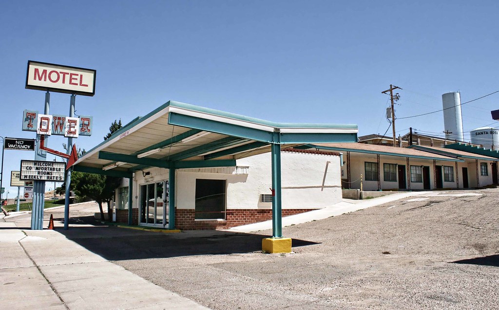 Tower Motel Santa Rosa, New Mexico. Sorry it's so noisy