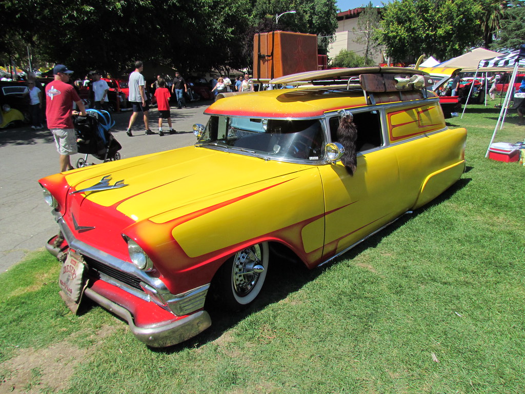 56 chev sedandelivery ronnie gas, san jose ca. Flickr