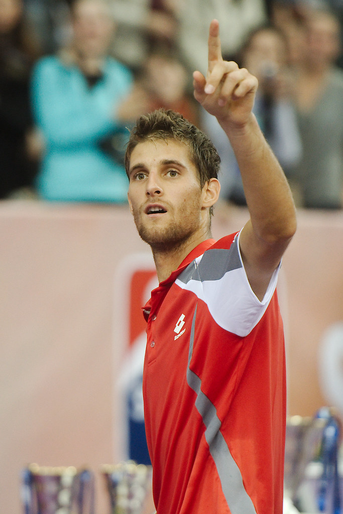 Martin Klizan won the Cup of ATP World Tour Tennis tournam… Flickr
