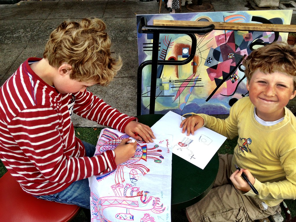 Making artwork for the 3rd Annual Potrero Hill Kids' Art S… Flickr