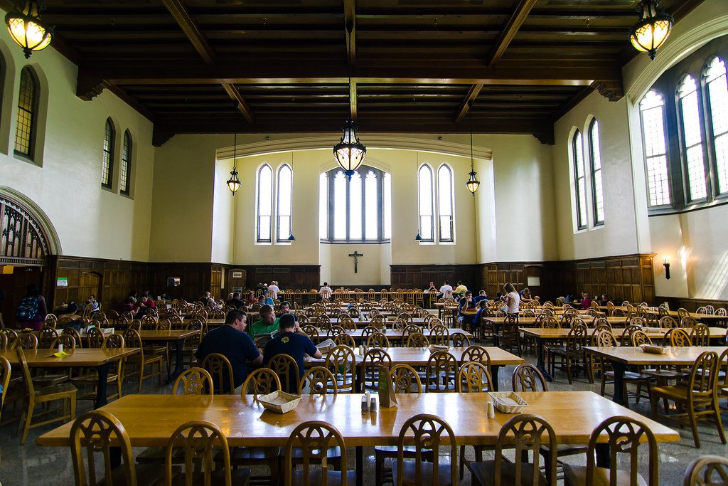 Notre Dame 32 A view inside the South Dining Hall. I lov… Flickr